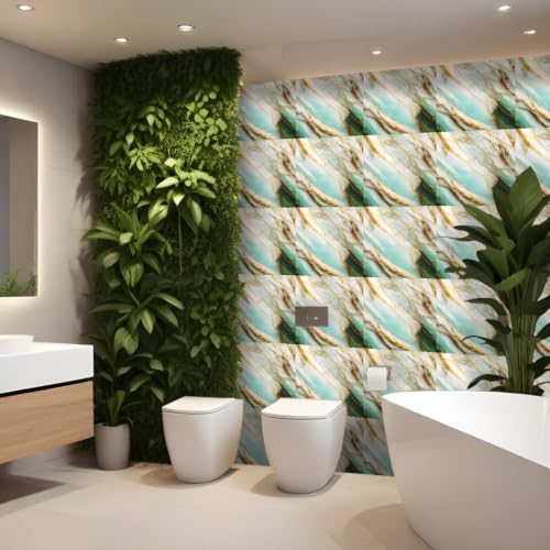 Image of OCEANSKY 3D Wallpaper PE Foam Self Adhesive Brick Design Wall Stickers, 4