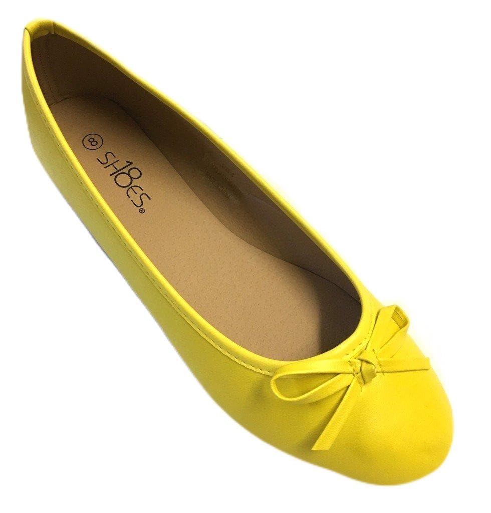 Shoes 18 Womens Ballerina Ballet Flats Shoe with Bow
