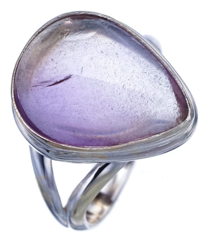 Bague en argent sterling 925 avec quartz naturel fait main StarGems