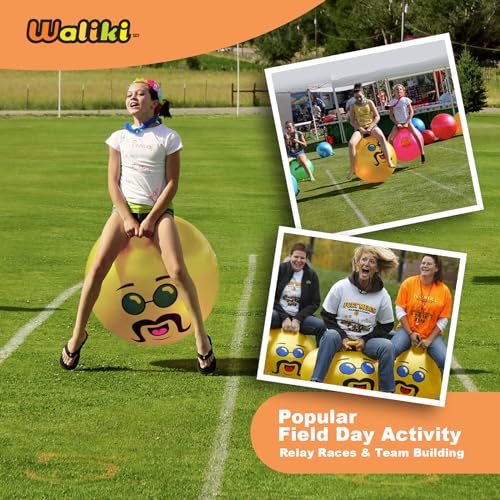 image for WALIKI Hippity Hop Ball for Teens | 22-Inch Pink Hopper | Jumping & Ho