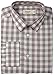 Haggar Men's Mechanical Stretch Gingham Poplin Long-Sleeve Shirt
