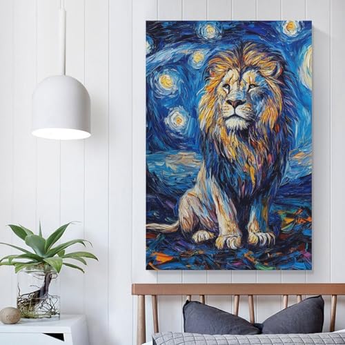 Cuadros de león TNSGHAVED para decoración de dormitorios y salones modernos 5