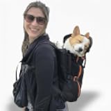 Maxine One Dog Backpack Carrier for Medium Dogs by Little Chonk | Adjustable & Ergonomic Front Facing Dog Carrier Backpack | Built to be Safer | Pet Backpack Carrier Featured in Wired Magazine - Black