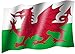 Produktbild Flagge/Fahne WALES Staatsflagge/Landesflagge/Hissflagge mit Ösen 150x90 cm, sehr gute Qualität