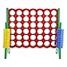Amazon Basics Giant 4-In-A-Row, 4-To-Score Premium Plastic Game Set