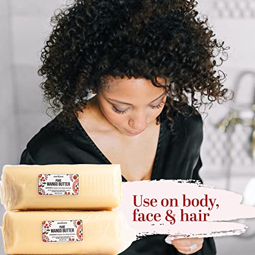 Better Shea Butter Bulk Mango Butter - 100% Pure, Hexane-Free, Fresh, Free Of Impurities - Use To Make Soap, Body Butter, Lotion, Lip Balm, Lotion Bars And Bath Products - 10 Lb #TOP1