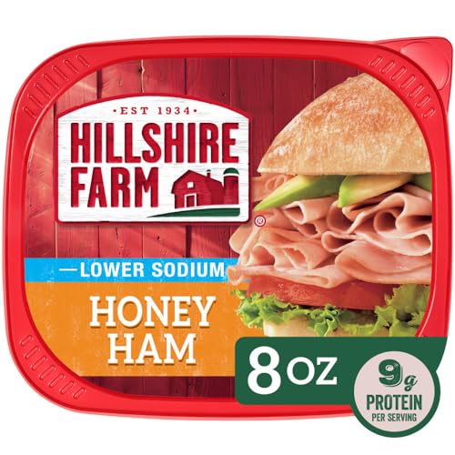 Hillshire Farm Ultra Thin Sliced Deli Lunch Meat, Lower Sodium Honey Ham, 8 oz