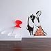 Fangeplus(TM DIY Removable Banksy Maid Sweeping in London Art Mural Vinyl Waterproof Wall Stickers Living Room Decor Bedroom Decal Sticker Wallpaper 22.4''x18.1''