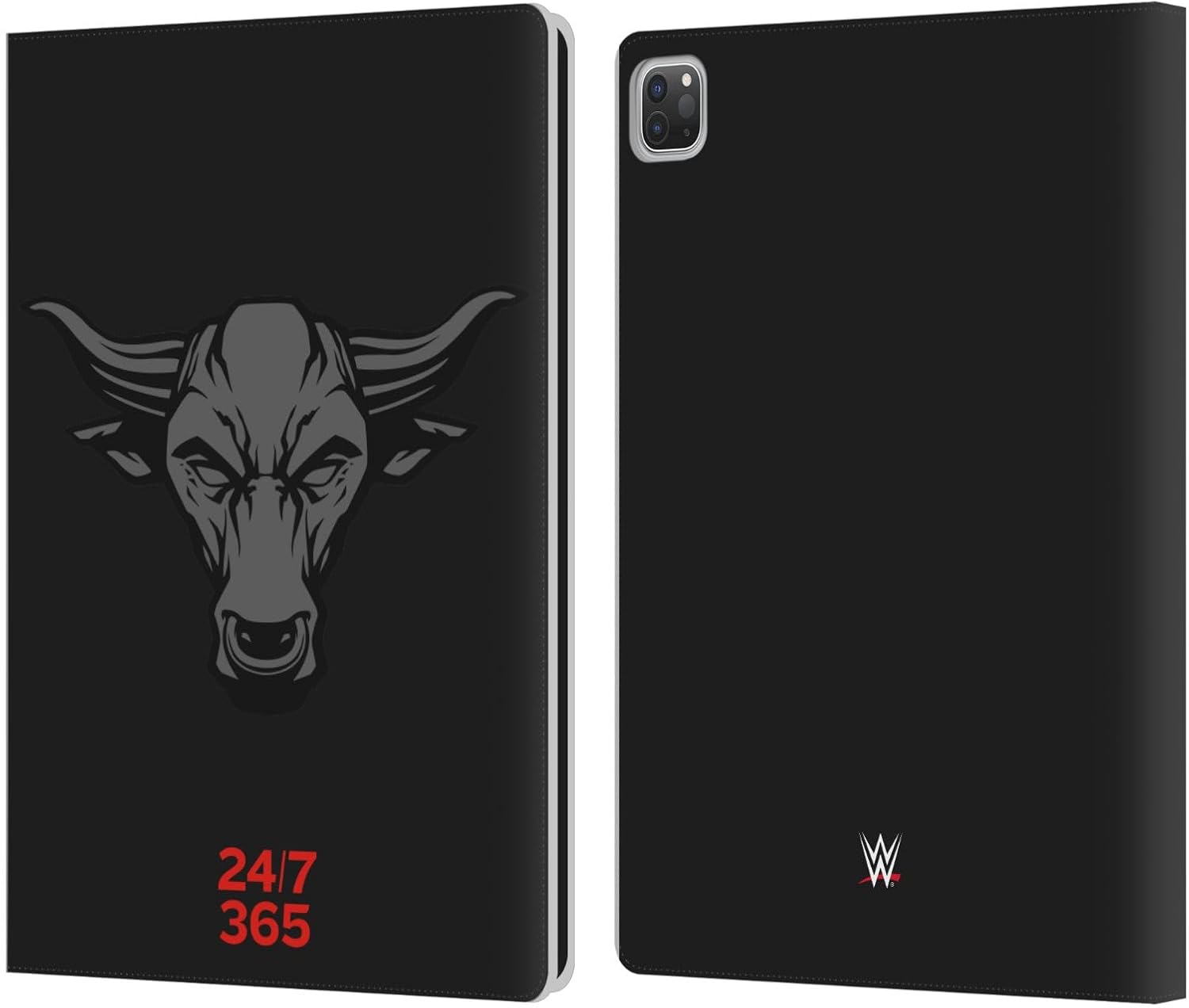 Head Case Designs Officially Licensed WWE Brahma Bull The Rock Leather Wallet Case Compatible with Apple iPad 9.7 2017 / iPad 9.7 2018