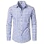 Blue White Plaid