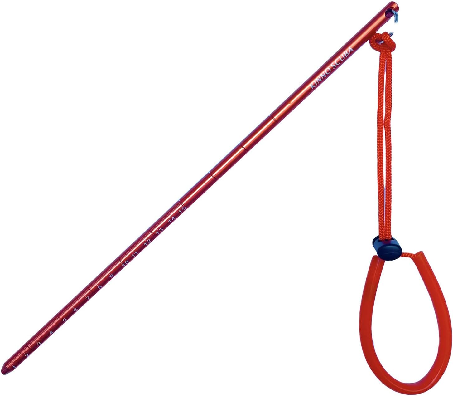 Aluminium Alloy Stick Pointer Rod w/Lanyard Water Sports Scuba Diving Accessories