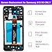 for Samsung Galaxy A13 5G LCD Screen Replacement with Ear Speaker Vibration Motor Module Side Volume Button with Frame A136 Touch Display Digitizer Assembly Repair Kits 6.5 inch