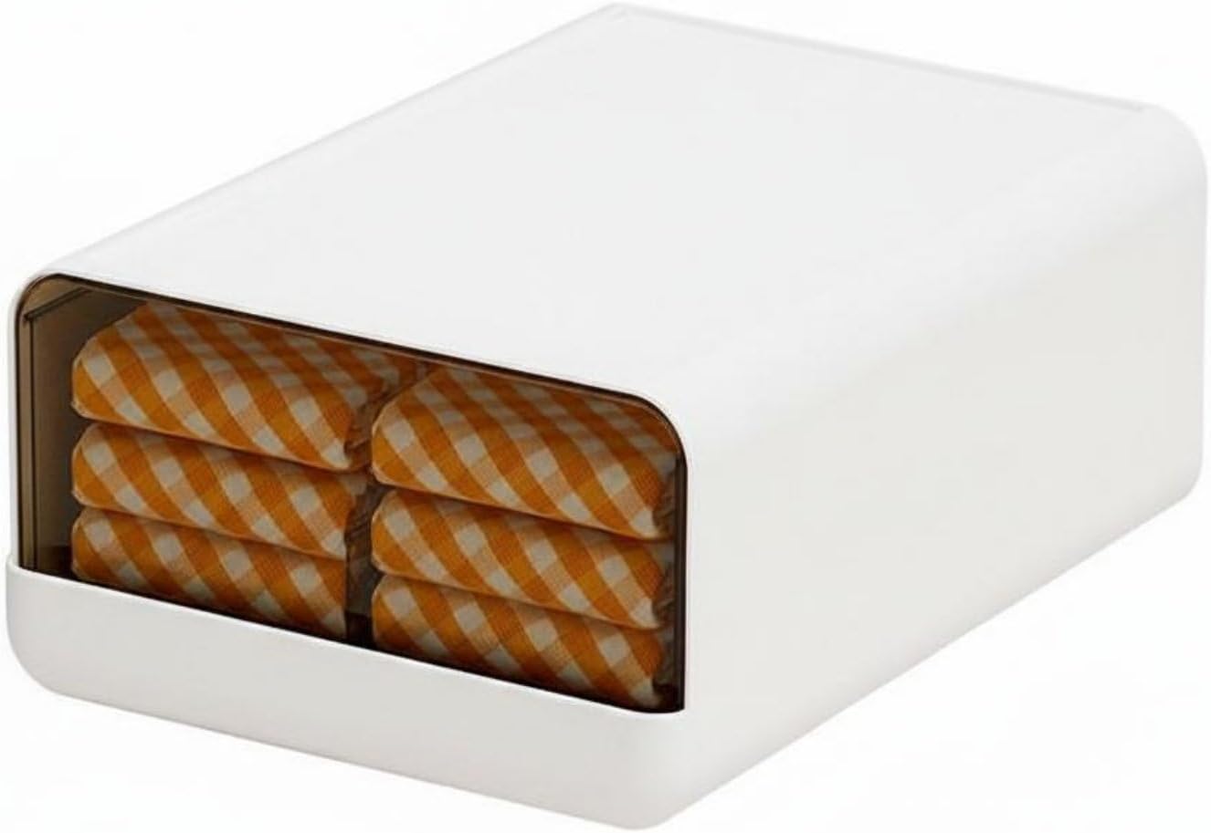 Yajuyi Drawer Organizer Closet Organizer Underwear Organizer Storage Box Made From PP Material To Protect Delicate Garments From Dampness Suitable for basement storage humid areas, 10 Grids