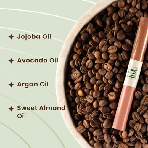 Image of Double Dip | Brown Sugar & Caramel | Warm Neutral Brown Matte Lipstick (2ml) Plus Rich Golden Glaze Buttery Finish Lip Topper (2ml) | Perfect Balance of Color & Shine