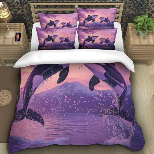 Housse de couette orque zippée anti-allergie parure de lit douce - 5