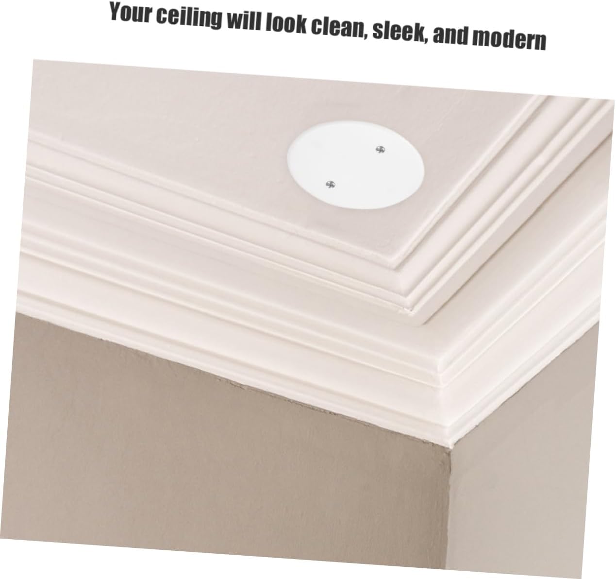 Vaguelly 60pcs Replacement Ceiling Covers Octagonal Wall Plate Material Electrical Outlet Cover Plates for Home