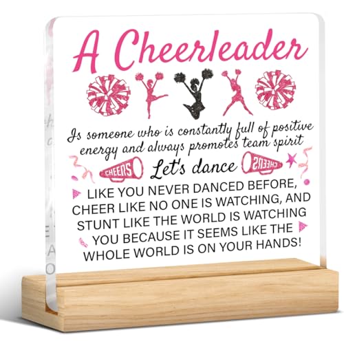 Inspirational Cheer Acrylic Sign