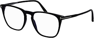 Tom Ford Blue Light Block Square Men's Eyeglasses FT5937-B 001 52