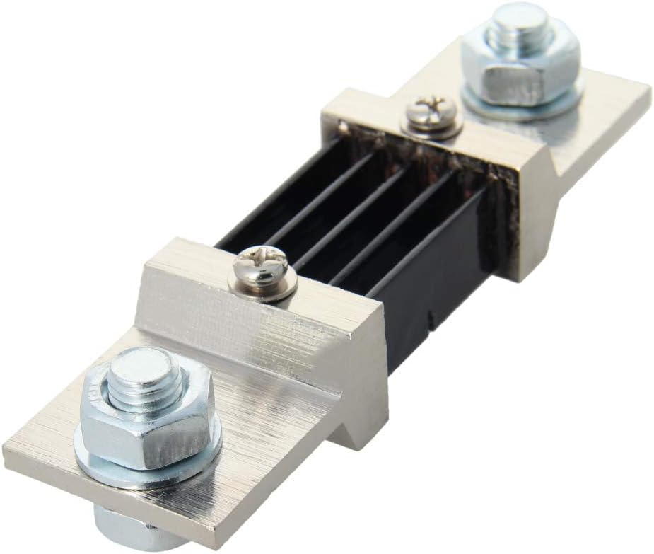 Fielect 500A 75mV DC Current Meter Shunt Resistor Resistance for DC Ammeter Shunt FL-2