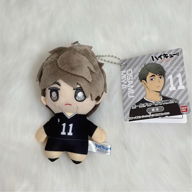 AEPRO - 10cm Haikyuu Plush Тоу Hinata Shoyo Yu Nishinoya Tobio Kageyama Kozume Kenma Oikawa Tooru Plush Pendant Keychain Тоу For Gift (NO.11 10cm)