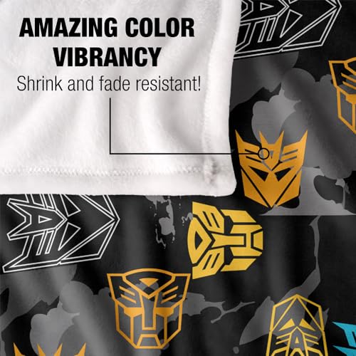 Plaid Transformers idée cadeau geek couverture douce anniversaire et Noël 152x127 - 5