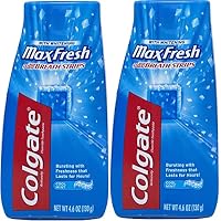 2-Pack 4.6-Oz Colgate Max Fresh Liquid Toothpaste with Mini Strips Cool Mint (Packaging May Vary)