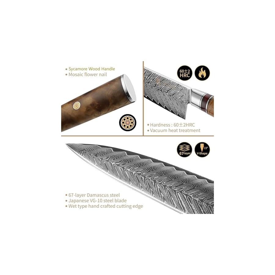 Wakoli-Knife-Block-Sets-5-Pieces-Chef-Knife-Set-with-Block-Damascus-Kitchen-Knife-Set-with-Magnetic-Knife-Block-Professional-Kitchen-Knife-Block-Set-with-Sycamore-Wood-Handles-Culinary-Sycamore Wakoli Knife Block Sets, 5 Pieces Chef Knife Set with Block - Damascus Kitchen Knife Set with Magnetic Knife Block, Professional Kitchen Knife Block Set with Sycamore Wood Handles (Culinary Sycamore)