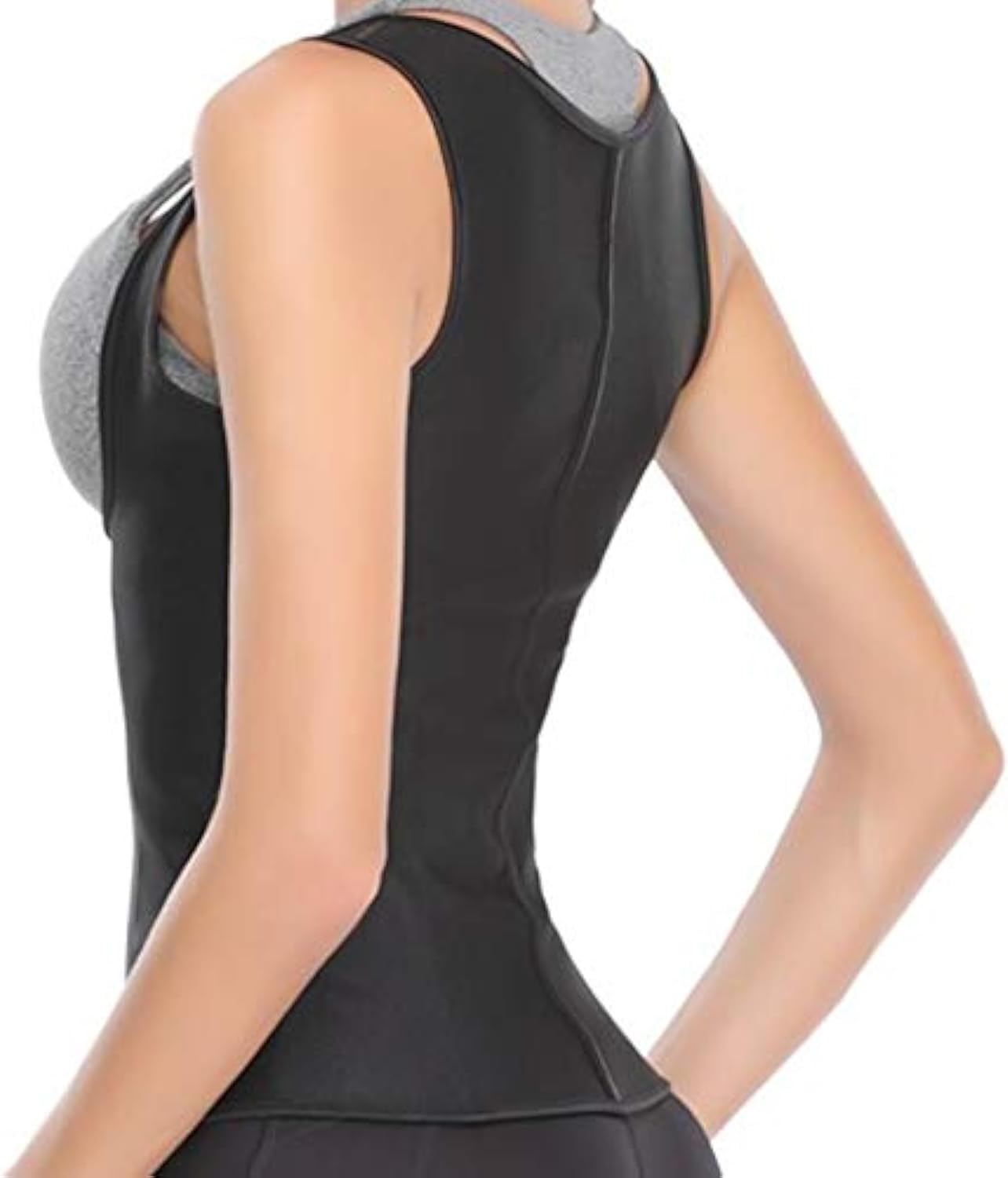 Waist Trainer Vest for Women, Latex Waist Trainer with Straps, Shapewear Cincher Workout Postpartum Support
