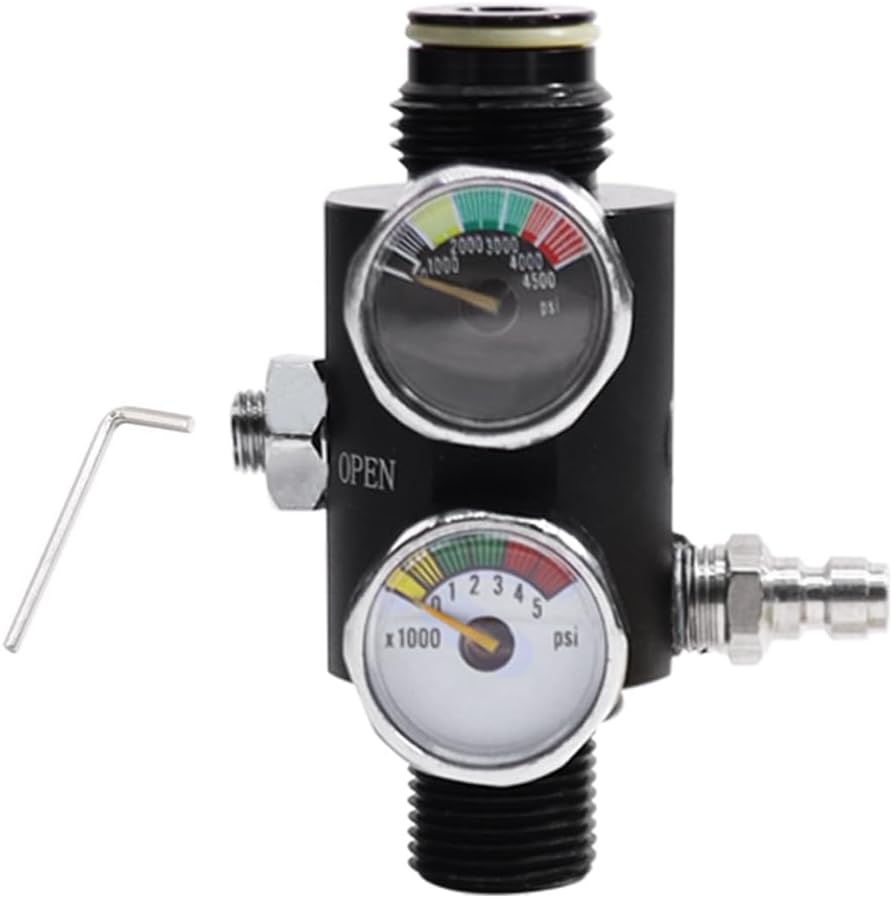 Regulator ciśnienia z podwójnym manometrem Valvula Reguladora Pneumatic Air Valve Fill Station