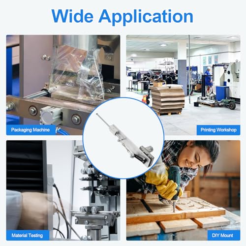 Hubkolbenmotor, Linearantrieb mit DC 24V Motor & 290 U/min, 3-16 cm Teleskophub-Linearantrieb mit Drehzahlregelung und Stromversorgung