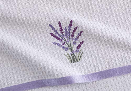 Hiera Home Kitchen Towels - Ultra Soft Cotton And Super Absorbent Dish Towels For Kitchen, Large Kitchen Towel 24X16 Inches, Natural Cotton Dish Towels Pack Of 2 (Lavender) #TOP7