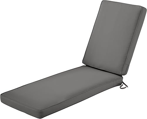 Classic Accessories Montlake Chaise - Funda para cojín, espuma y funda extraíble