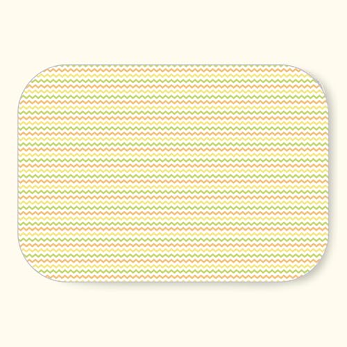 Baby's Extra Absorbent Quick Dry Sheet Playmat Waterproof Reusable Washable Soft Comfortable Best for Gifting Lint Free Fabric Crib Protector (Zig-Zag Large, 70cm x 100cm)