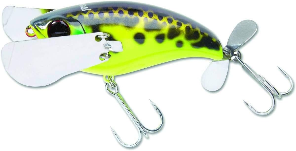 Jackall Pompadour Topwater (JPOMPJR-YF) Fishing