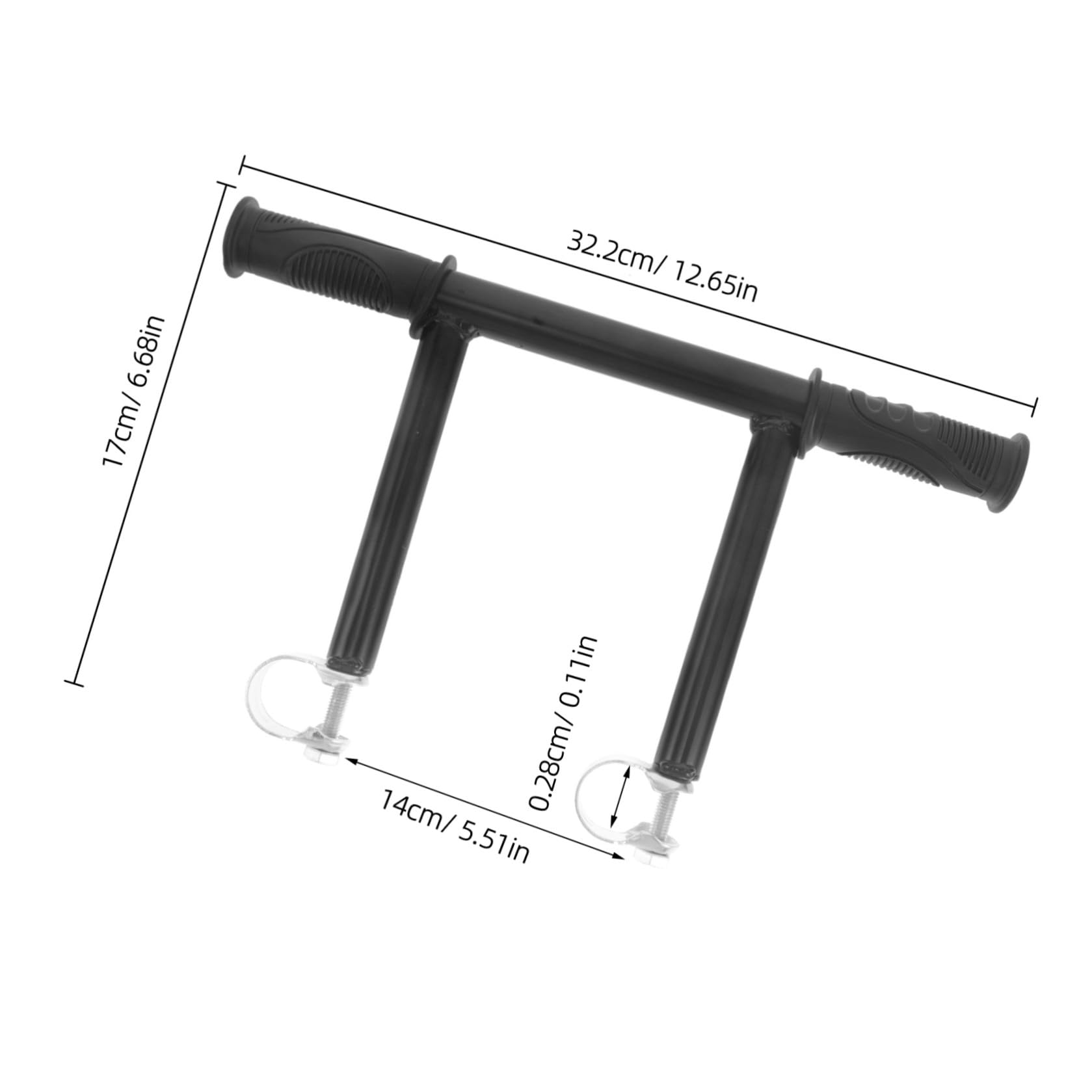 Kinderwagen Griffverlängerung und Sicherem Griff Universelle Lenkerverlängerung aus Edelstahl mit Ergonomischem Design für Kinderwagen und Buggys bei Spaziergängen und Ausflügen