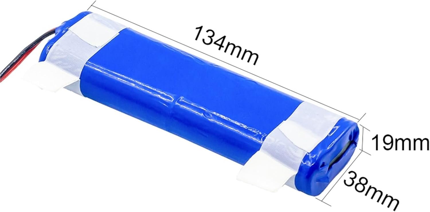 14.8V 2600mAh-3500mAh Rechargeable Battery，Compatible for ILIFE，for V3s V5s V8s DF45 DF43 V3 X3 V50 V55 V5L Pro Robot Vacuum Cleaner Battery(Red Plug 2600mah)