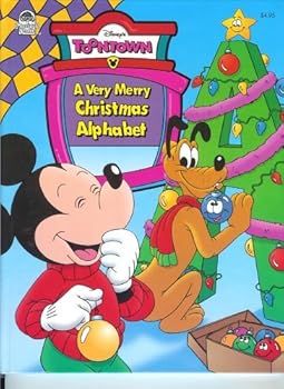 Hardcover A Very Merry Christmas Alphabet (Disney's Toontown) Book