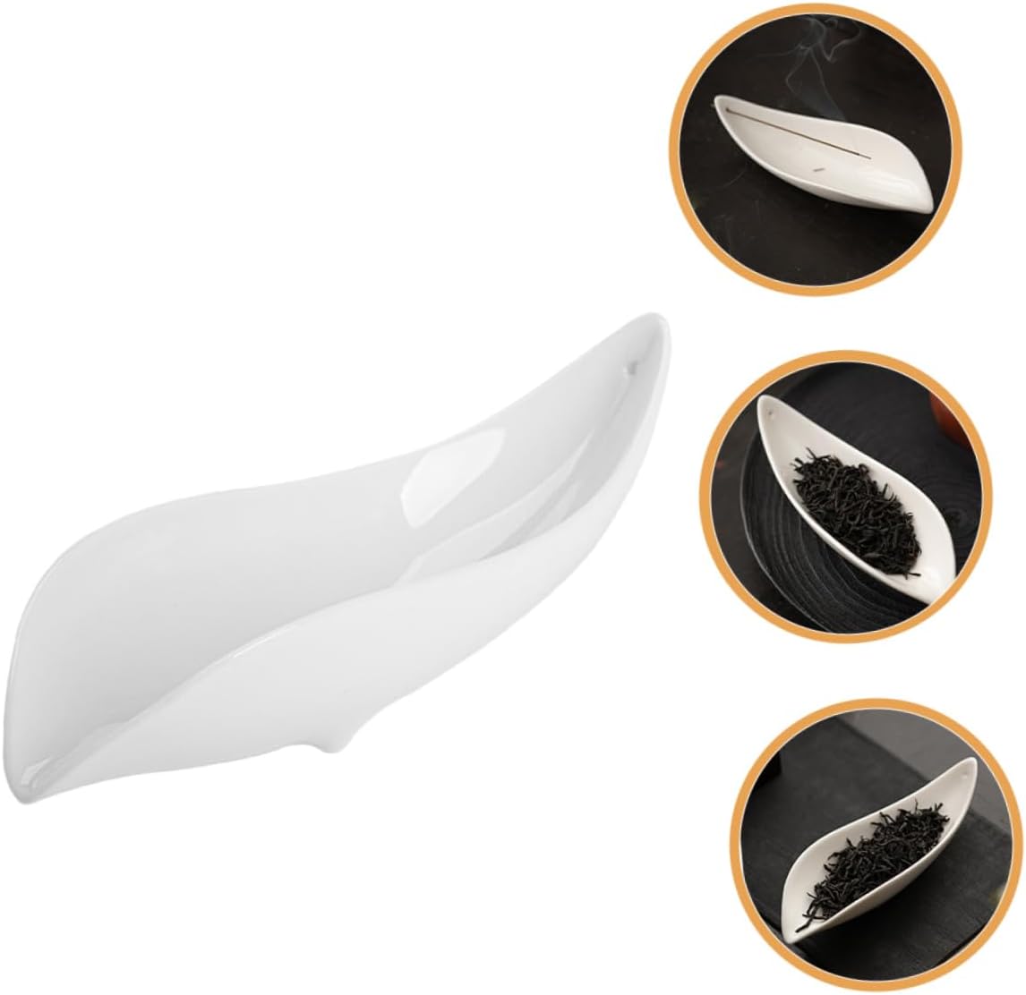 Ceramic Tea Scoop for Loose Leaf Tea Multi-function Condiment Shovel for Spices Sugar Salt Reliable and Lightweight Kitchen Accessory for Home