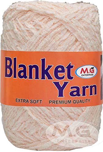 Image of M.G ENTERPRISE Knitting Yarn Thick Chunky Wool, Blanket Butter Cream WL 400 gm Best Used with Knitting Needles, Crochet Needles Wool Yarn for Knitting. by Vardhma E F UB