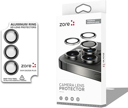 UnDePlus Samsung Galaxy S26 ile uyumlu Premium Safir Parmak  zi B rakmayan Anti-Reflective Kamera Lens Koruyucu CL-12