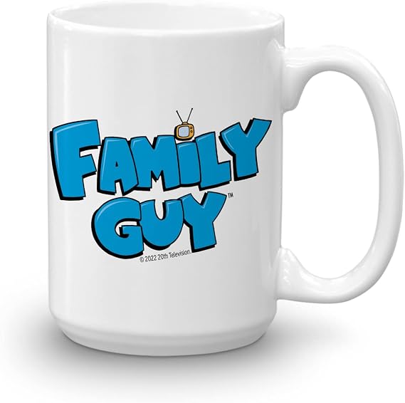 Hulu Family Guy Logo White Mug, 15oz