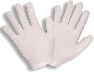 M DIAMOND M Safety Work Gloves, Heavy Weight String Knit Ladies Glove, Hemmed Cuff, Cotton/polyester, Color White, Size Small, 1130, (Pack of 12)