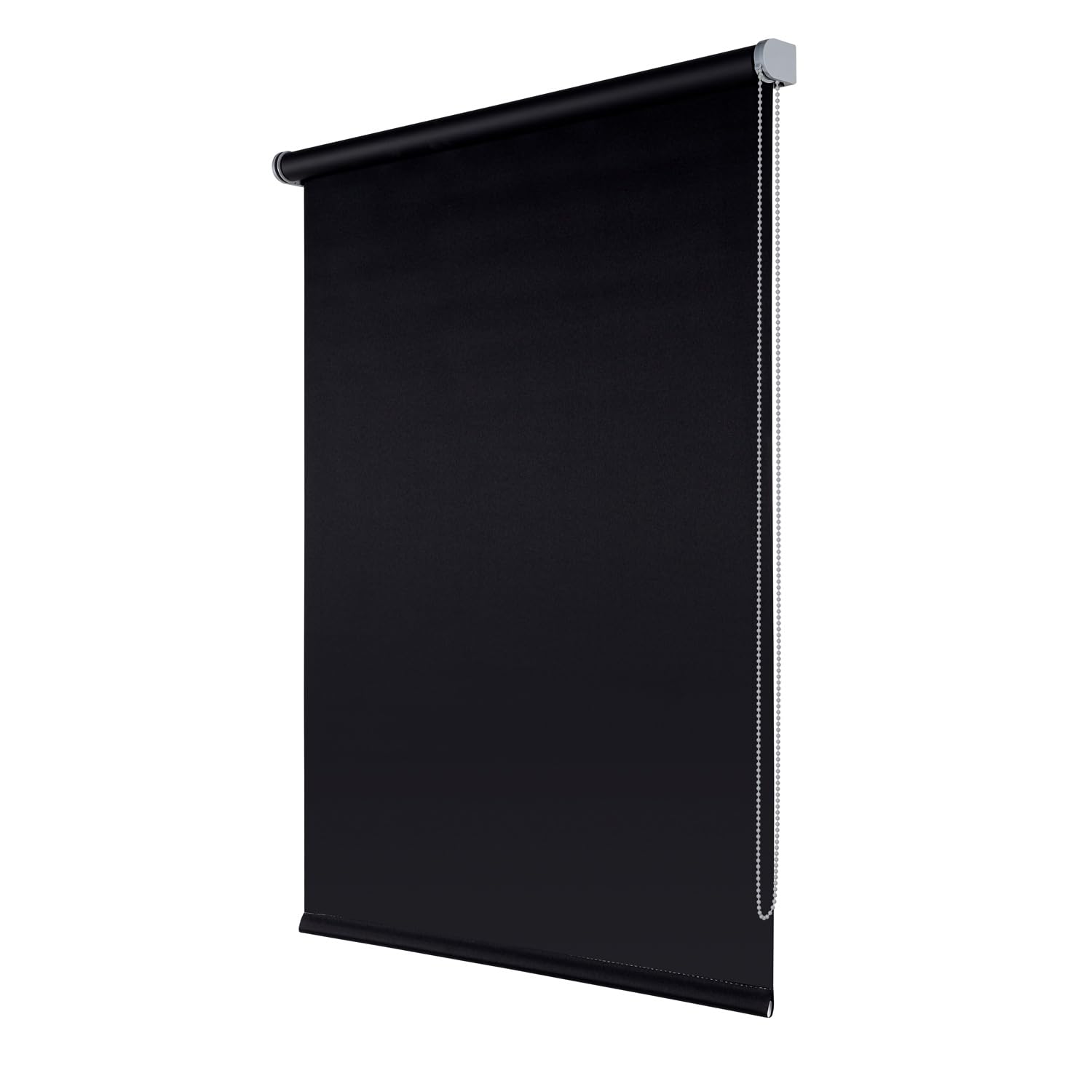 Estores enrollables Opacos Premium, Estor Opaco para Máxima Privacidad con Fácil Instalación en Techo o Pared, Persiana Opaca para Salon o Dormitorio STORESBASIC Negro 140x250