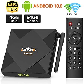 Android 10.0 TV Box 4GB RAM 64GB ROM, NinkBox N6 Plus TV Box