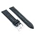 Imagen de diloy Correa reloj cuero grabado aligator deportiva 368 Negro 24mm