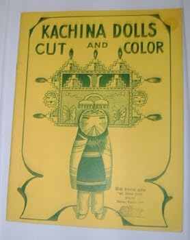 Paperback Kachina dolls: Cut and color Book