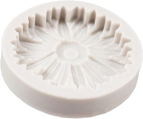 Vista 7 de Molde de silicona de flor de crisantemo, moldes para hornear pasteles de fondant, molde de caramelo de chocolate para decoración de pasteles