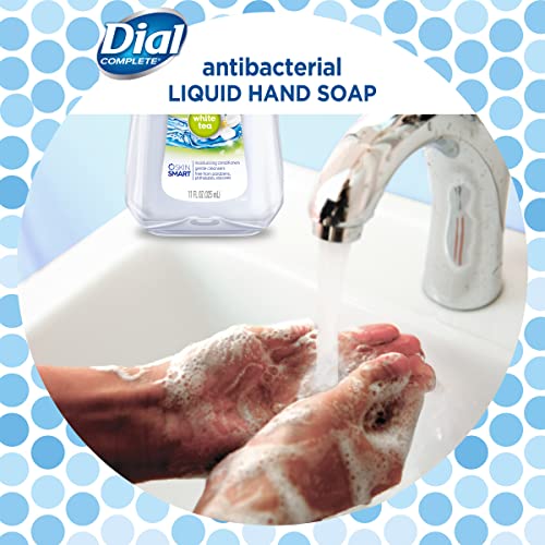 Image of Dial Antibacterial Liquid Hand Soap, White Tea, 11 Fl Oz (Pack of 2)