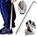 Metal Shoe Horn,Extral Long handled Shoehorn,17" Heavy Duty Stainless Steel Shoes Horn for Women,Men,Kids,Seniors,Elderly,Disabled,Pregnancy,Boots,Dress,Runing,Shoes,Sneakers ...