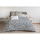 Cómodo y resistente Home Passion  Funda nórdica - 3 Piezas  100% algodón - 57 Hilos  2 Personas - 220x240 cm  Camuflaje Azul